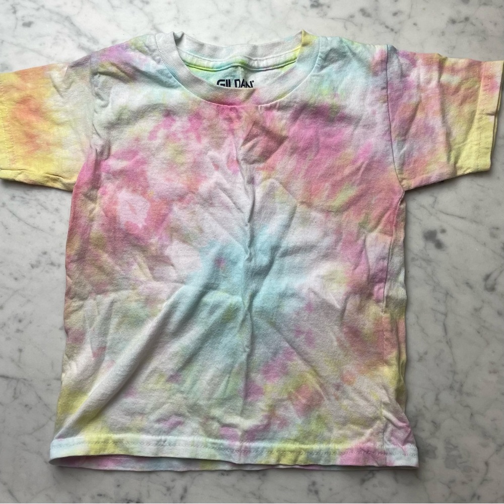 Children's Place Awesome Fearless Epic Legit Tie-Dye T-Shirts - Picture 6 of 10